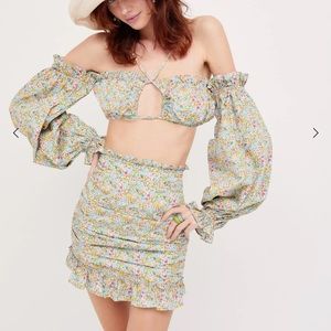 ✨SALE✨ For Love and Lemons Raleigh Mini Skirt - M